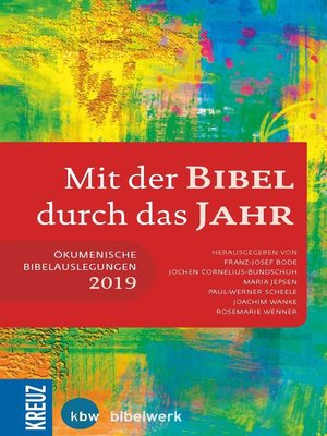 cover image of Mit der Bibel durch das Jahr 2019